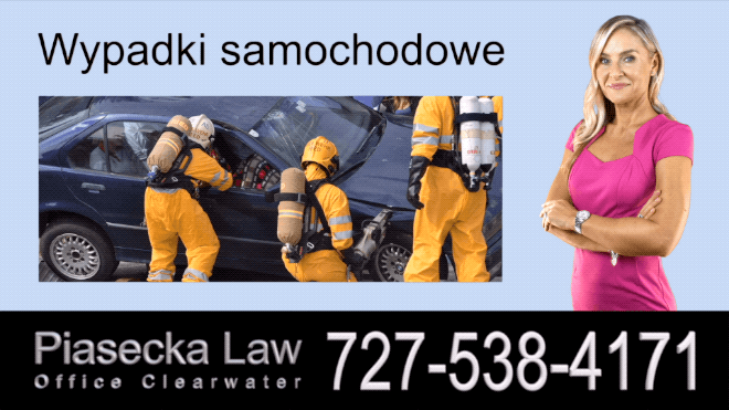 Wypadki samochodowe, Polski Prawnik Wypadki Florida, Adwokat, Floryda, Piasecka Law, Agnieszka Piasecka, Aga Piasecka